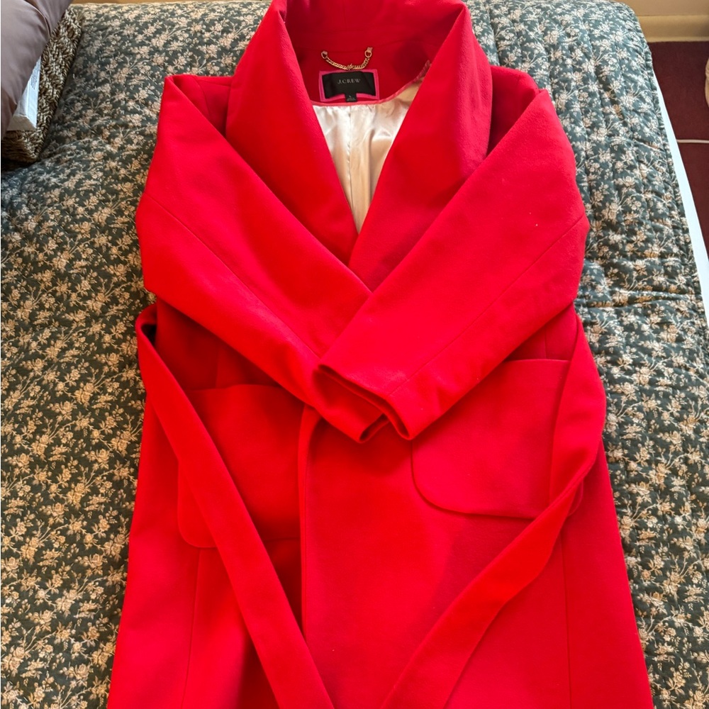 J.Crew Wrap Coat in Italian Wool-Cashmere
